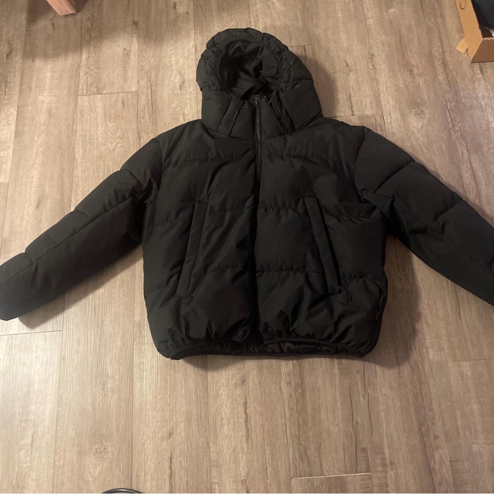 Zara Black Puffer Jacket mens